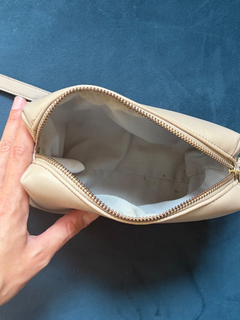 Katie Loxton "Lily" Crossbody Bag in Light Taupe, EUC - Picture 4 of 5